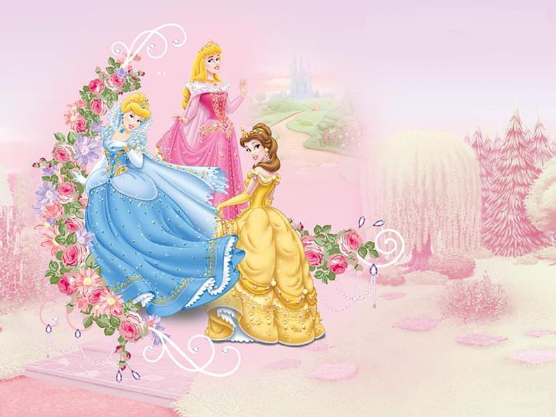 Princesse Disney Fond Photo, WKxinxuan Disney Princesse Toile de