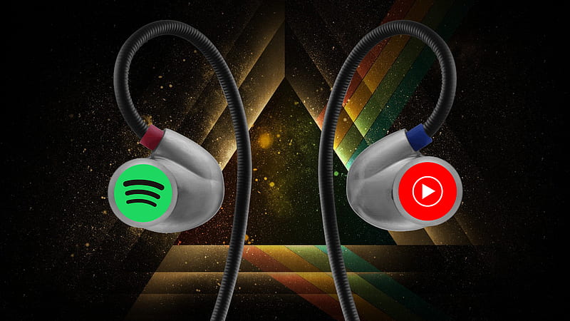 Application Spotify YouTube Music Technology, HD wallpaper