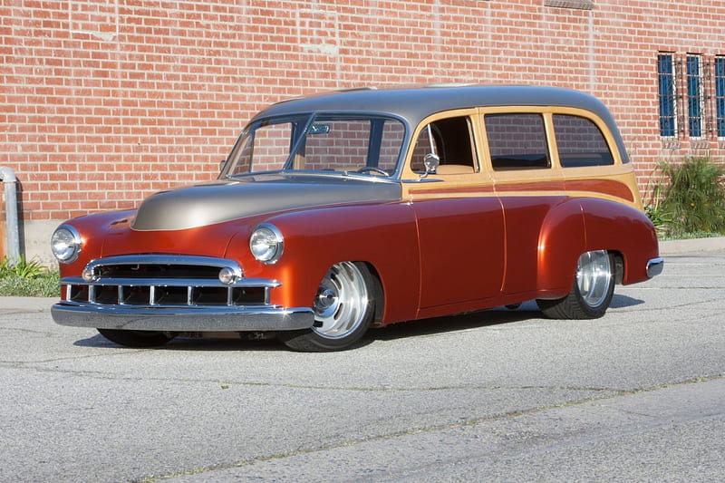 1949-Chevy-Tin-Woodie-Wagon, Classic, 1949, GM, Woody, HD wallpaper