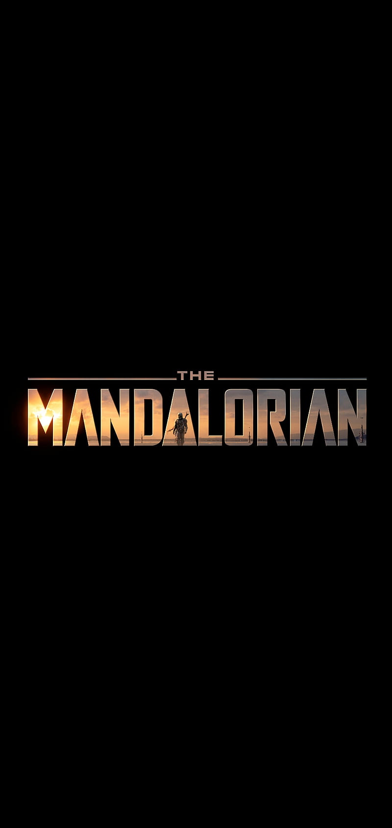 The Mandalorian logo, sci fi, star, tv show, wars, HD phone wallpaper