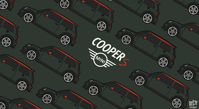 Mini Cooper S Ultra, Aero, Patterns, desenho, Drawing, Pattern, carros, jessy, descarpentrie, tournai, minicooper, mini, cooper s, HD wallpaper