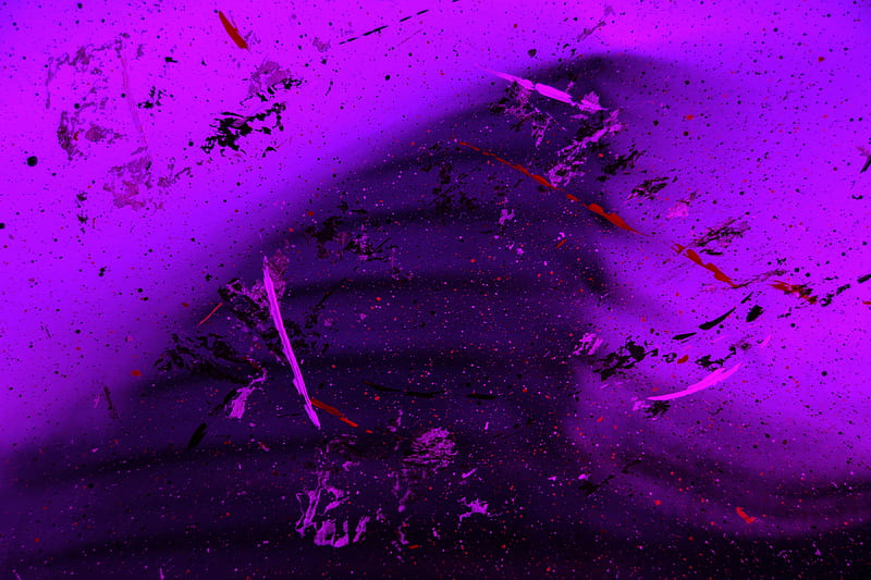 abstraction, spray, paint, purple, HD wallpaper