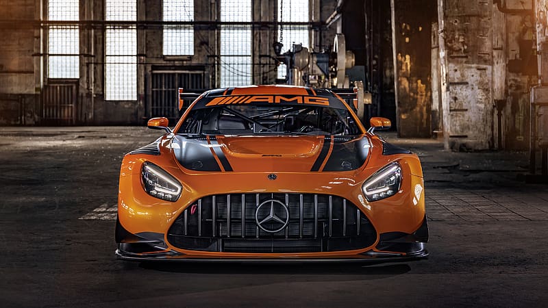 Car, Mercedes Benz, Race Car, Vehicles, Orange Car, Mercedes Amg Gt3, HD wallpaper