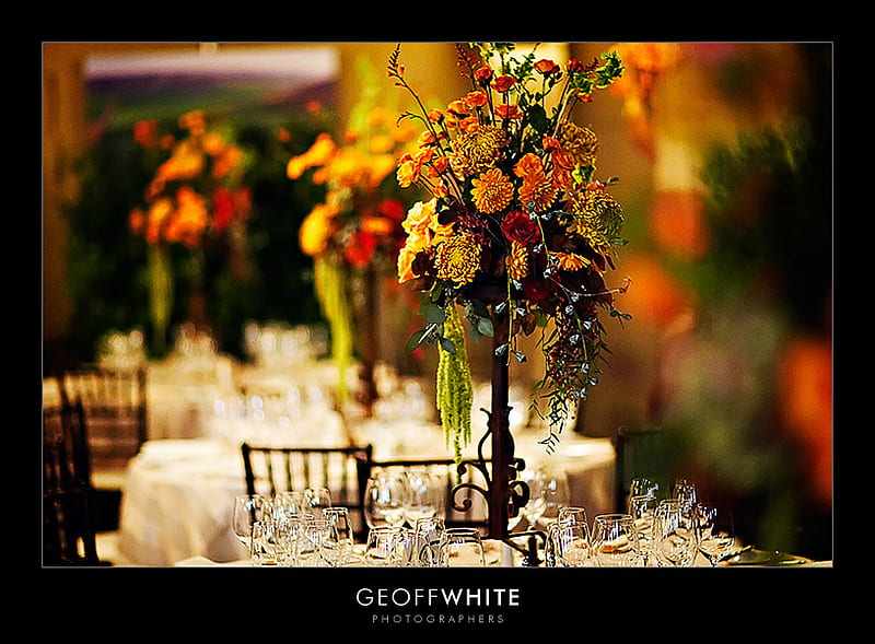 romantic centerpiece, tables, glassware, chairs, flowers, vase, bonito, wedding, HD wallpaper