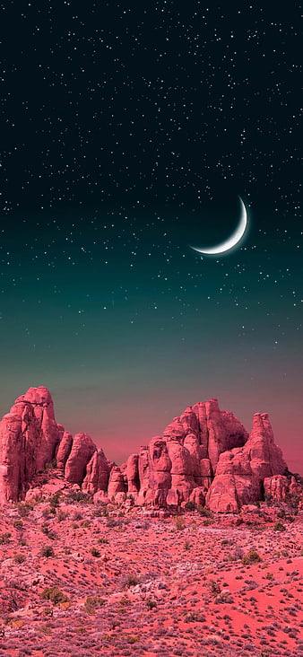 IOS 14.2, Desert Peak Night, HD wallpaper | Peakpx