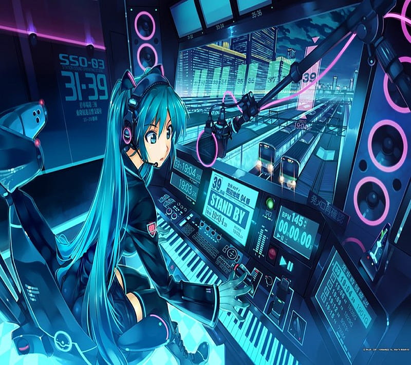 Nightcore Music, anime, girl, HD wallpaper | Peakpx