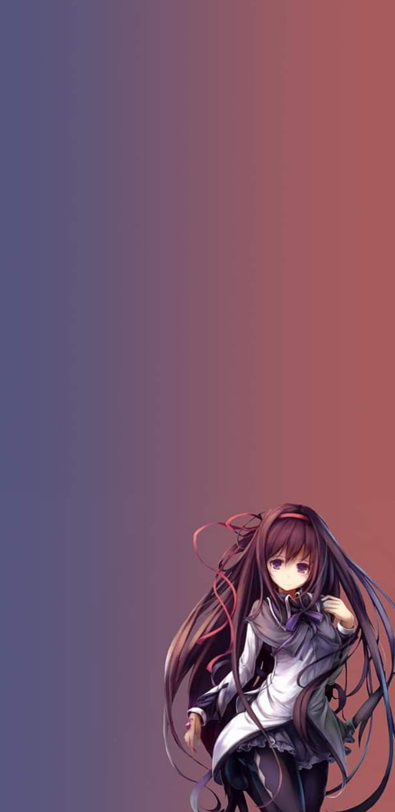 Animegirl, anime, girl, phone, pink, purple, tablet, HD phone wallpaper |  Peakpx
