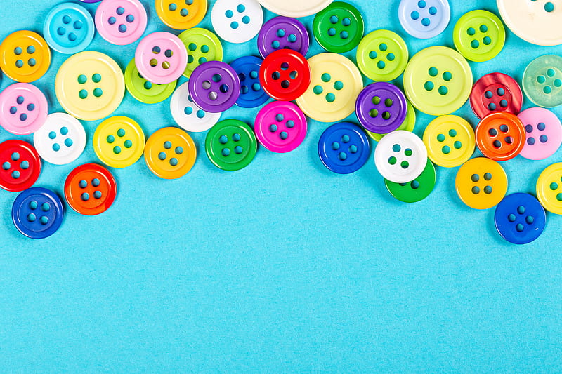 buttons, colorful, round, HD wallpaper