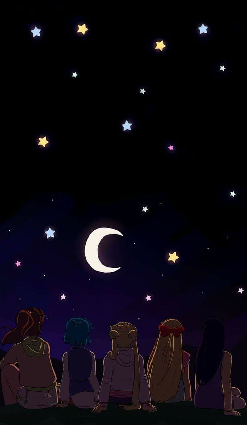 Sailor moon anime moon luna and sailor moon HD phone wallpaper  Peakpx