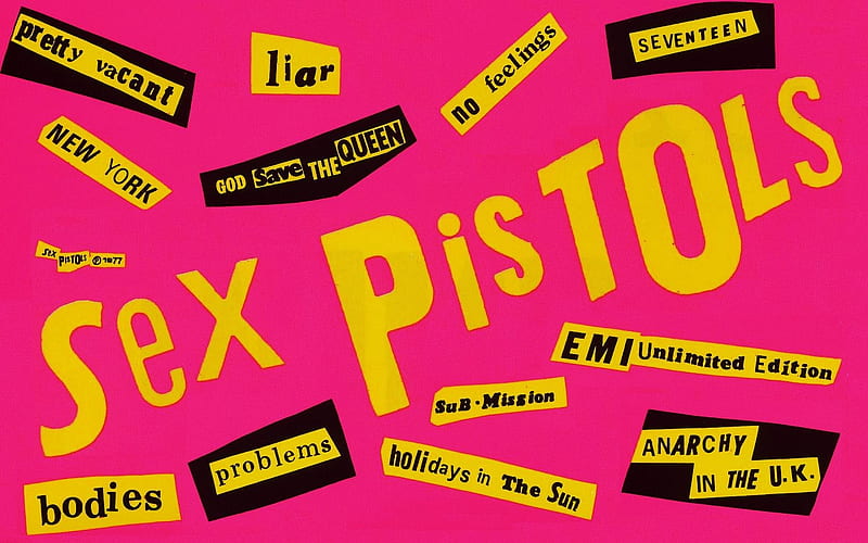 Sex Pistols 1, vicious, rotten, sex, anarchy, pistols, punk, vacant, HD wallpaper