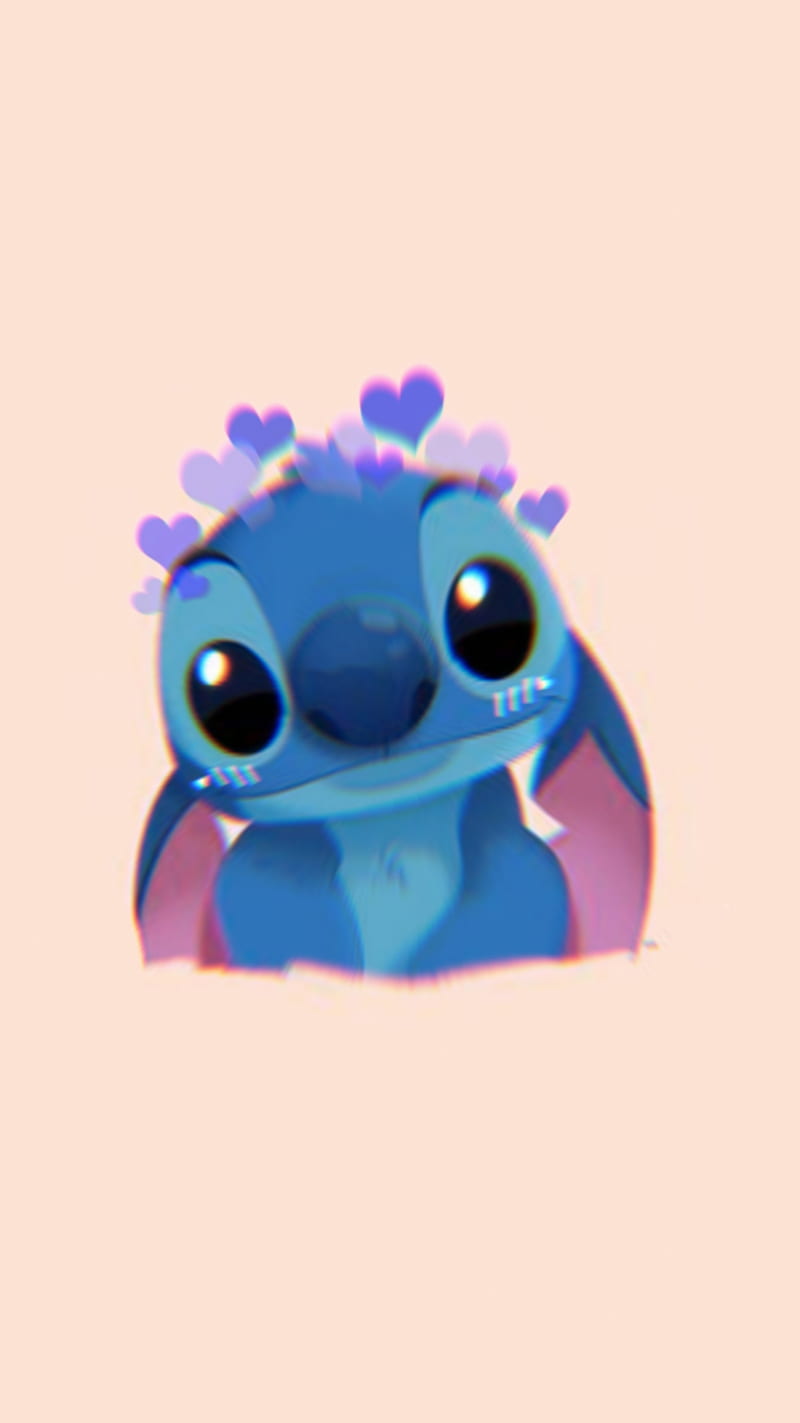 Download Cute Stitch With Pink Butterfly Wallpaper  Wallpaperscom