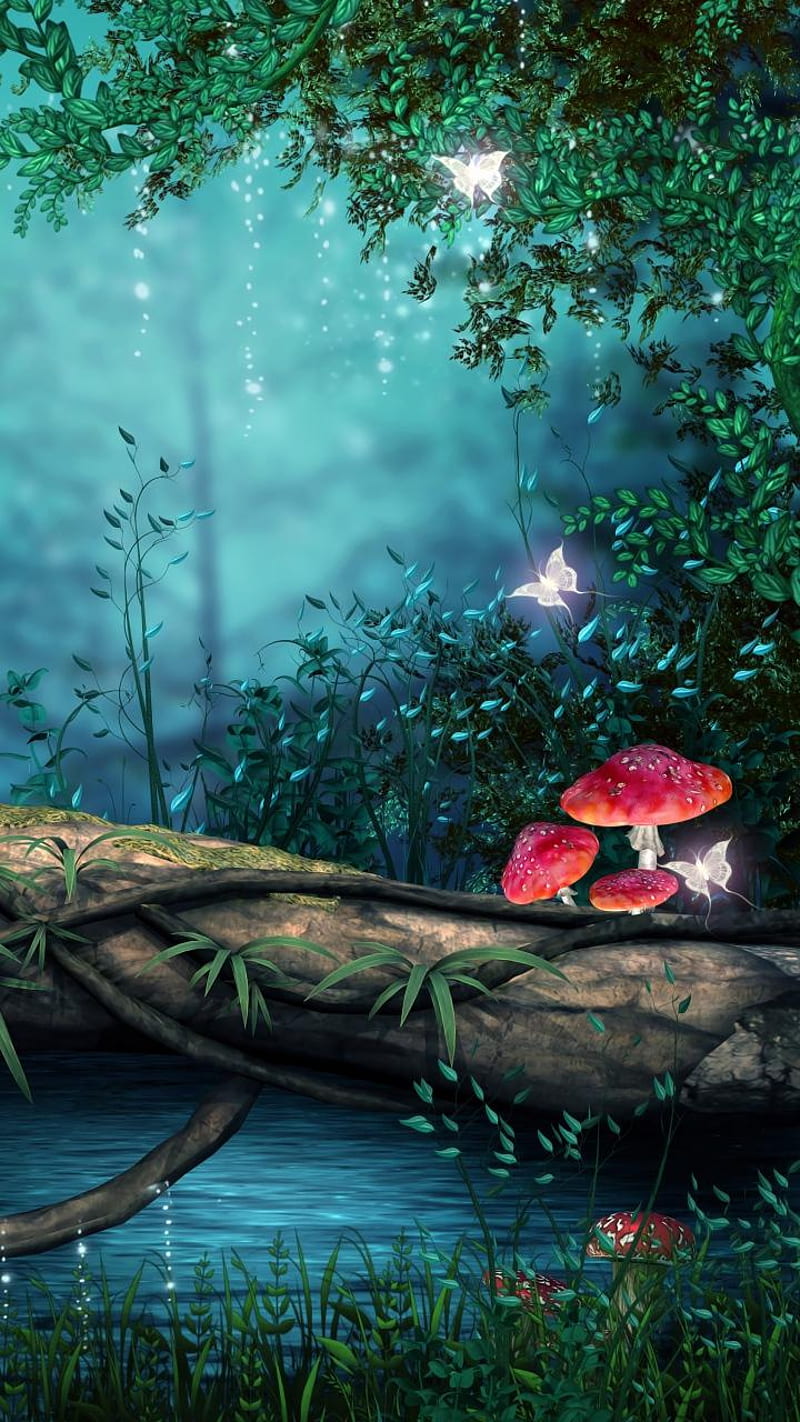 Mushrooms, fantasy, landscape, HD phone wallpaper | Peakpx Mushrooms, fantasy, landscape, HD phone wallpaper | Peakpx