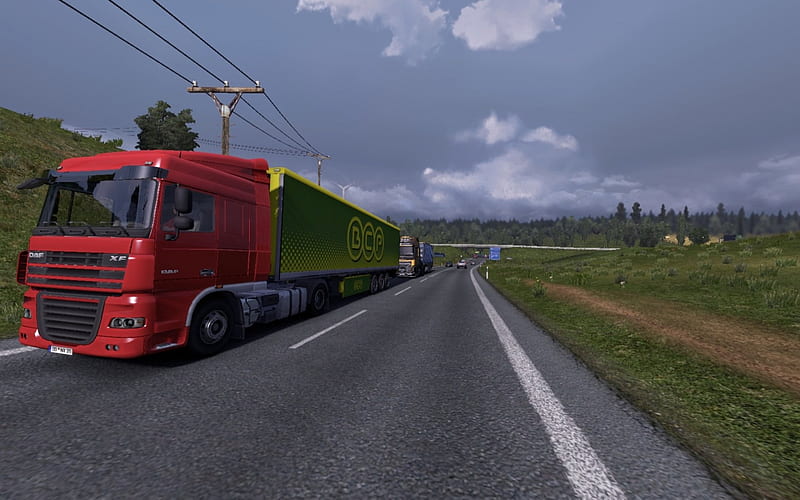 Download New euro truck simulator Full HD 4K PS4 PS5 Wallpaper 
