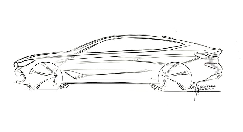 2018 BMW 6 Series 640i xDrive Gran Turismo - Design Sketch , car, HD wallpaper