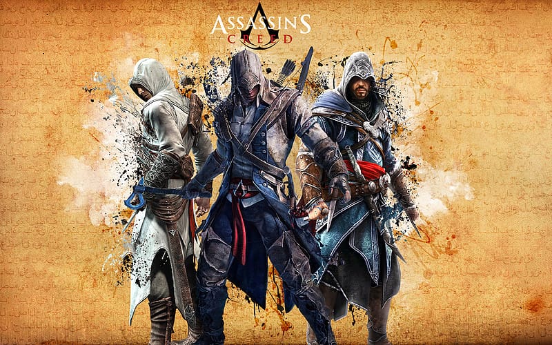 Assassin's Creed, Video Game, Altair (Assassin's Creed), Ezio (Assassin's Creed), Connor (Assassin's Creed), HD wallpaper
