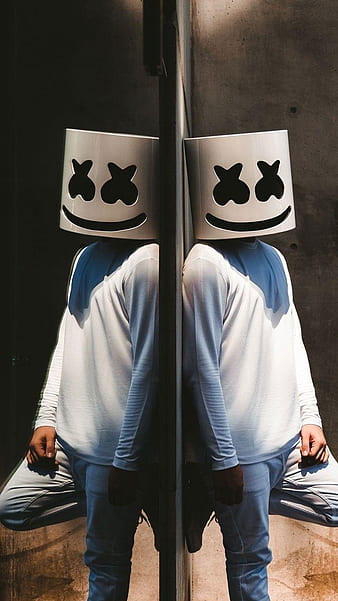 Marshmello Live, Reflection, music, mirror, dj remix, HD phone wallpaper |  Peakpx