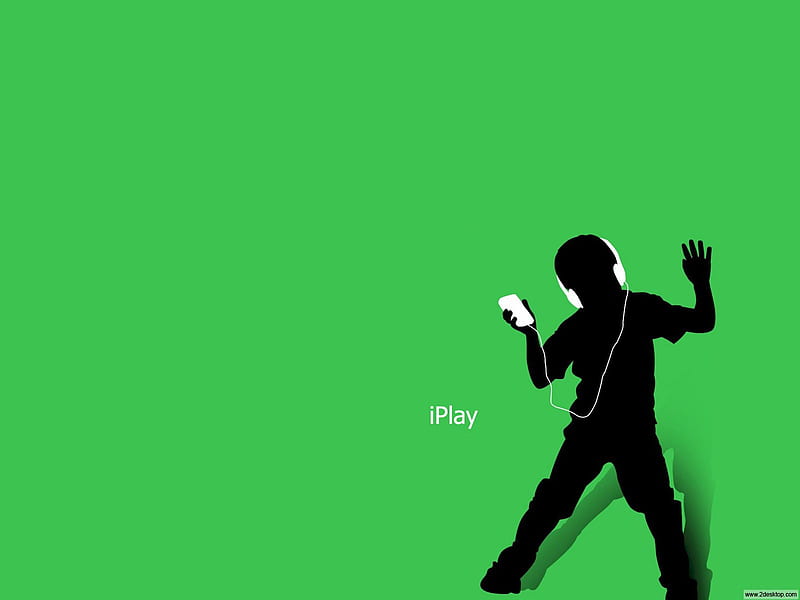 Me Listening To Me Ipod, ipod, boy, green, music, HD wallpaper