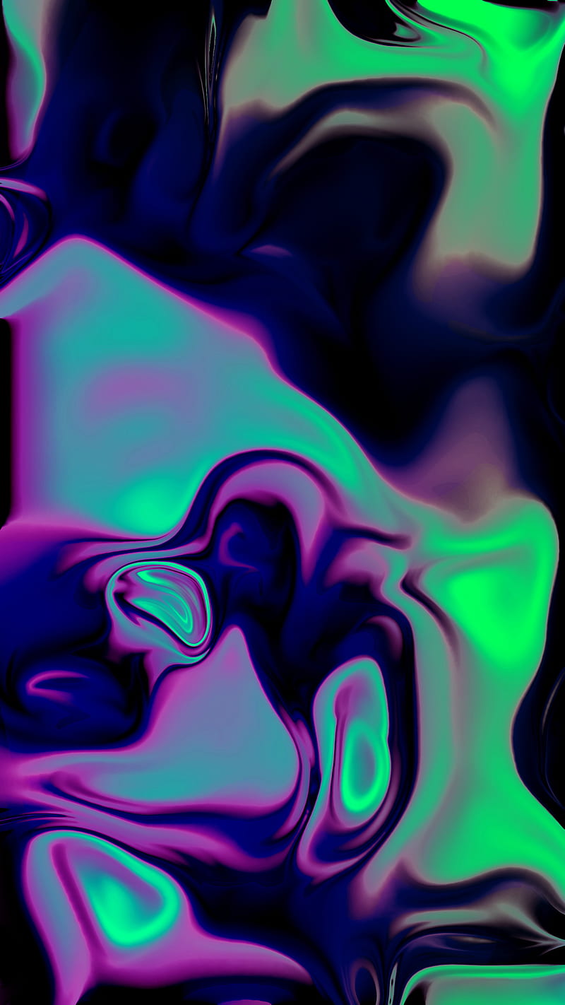 Liquid Illusions, Abstract, amoled, colorful, colors, dreamy, fluid, oled, vibrant, HD phone wallpaper