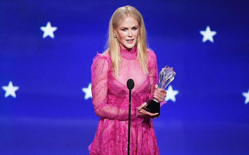 Nicole Kidman, 2018, movie stars, hoot, Critics Choice Awards, american actress, beauty, Hollywood, HD wallpaper