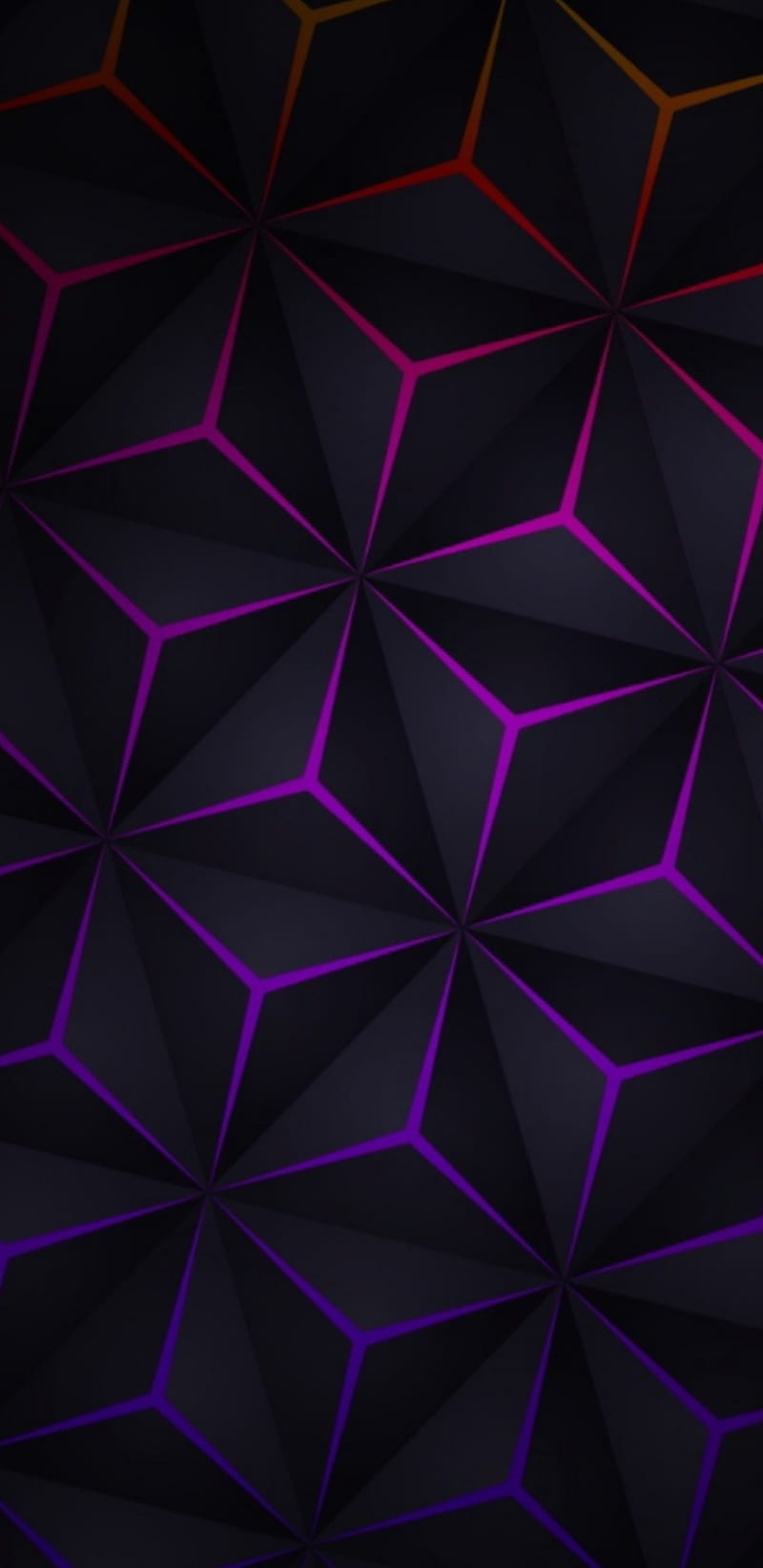Square design , black, cool, pink, purple, red, HD phone wallpaper