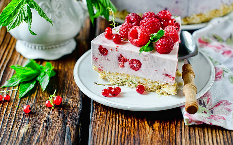 raspberry cheesecake cakes, dessert, cheesecake, raspberry, berries, HD wallpaper