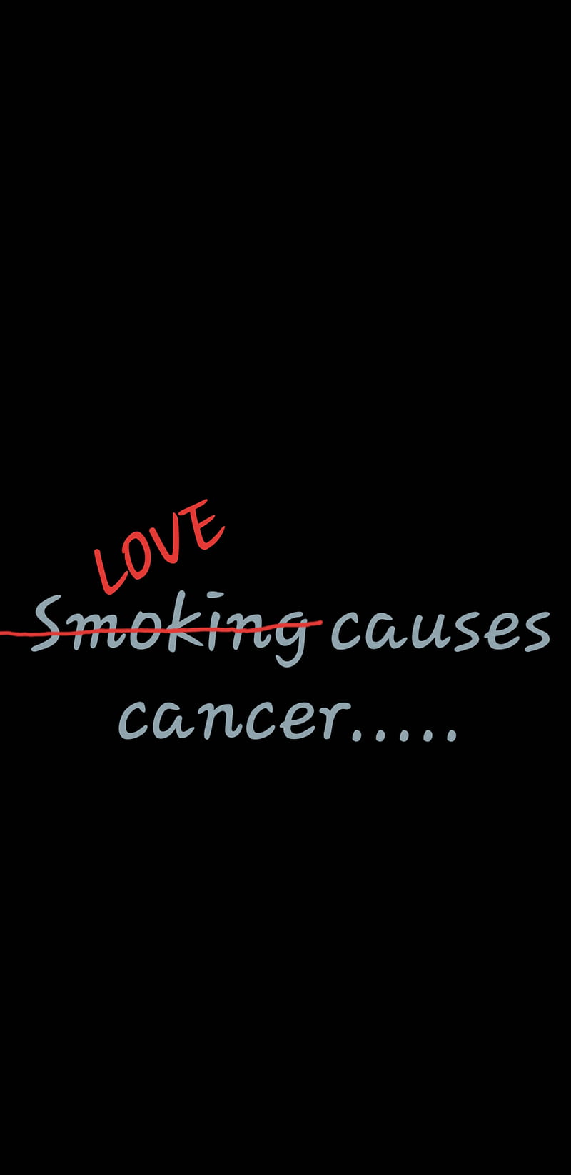 Love causes death, cancer, crazy, miss, sad, smoking, smoking causes cancer, HD phone wallpaper