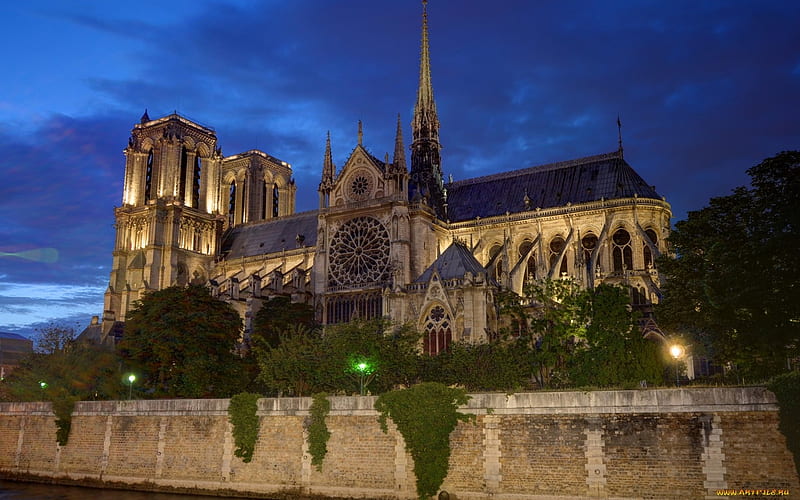 Notre Dame in Paris, France, cathedral, Notre Dame, Paris, HD wallpaper