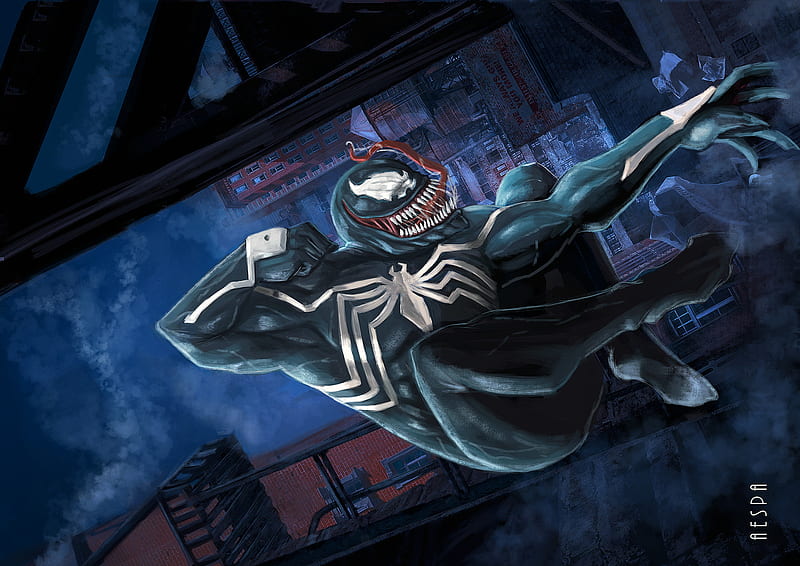 Venom Lethal Takeover, venom, artstation, artwork, digital-art, art, artist, artstation, supervillain, superheroes, HD wallpaper