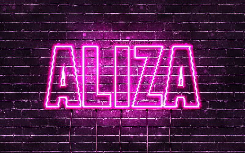 aliza-with-names-female-names-aliza-name-purple-neon-lights