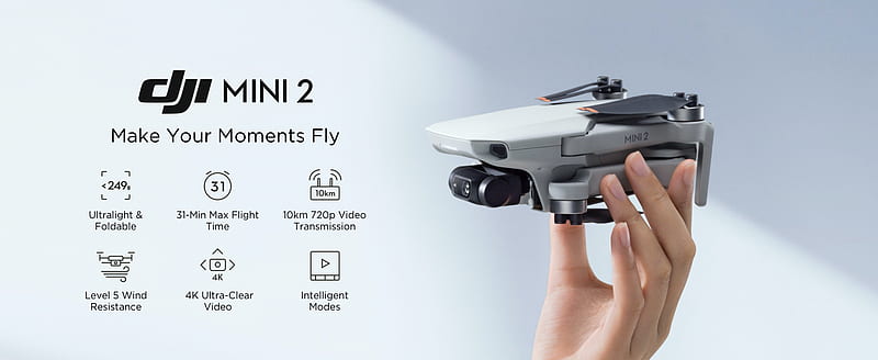 DJI Mini 2 Fly More Combo – Ultralight And Foldable Drone For Adults And Kids, 3 Axis Gimbal With Camera, 12MP , 31 Mins Flight Time, OcuSync 2.0 10km Video Transmission, QuickShots, HD wallpaper