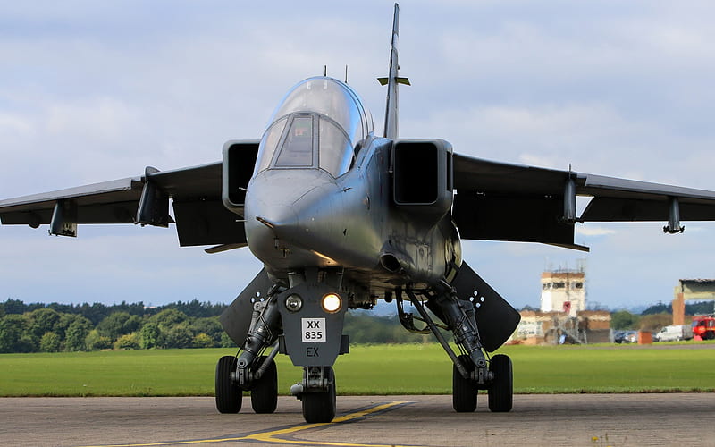 Sepecat Jaguar, British fighter-bomber, Royal Air Force, British military aircraft, RAF, HD wallpaper