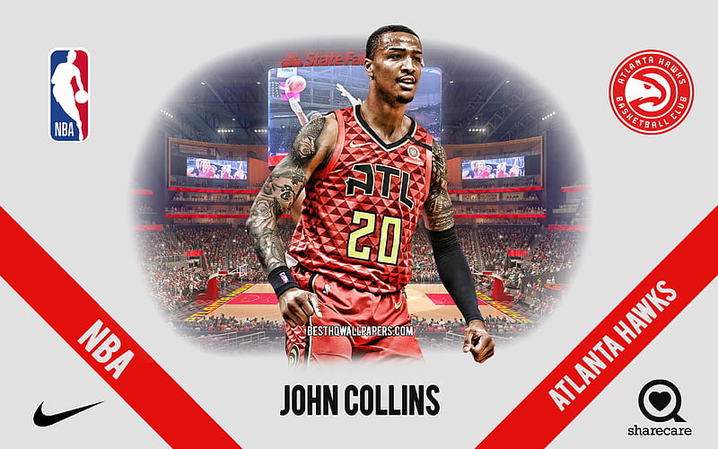Download John Collins While Dunking The Ball Wallpaper
