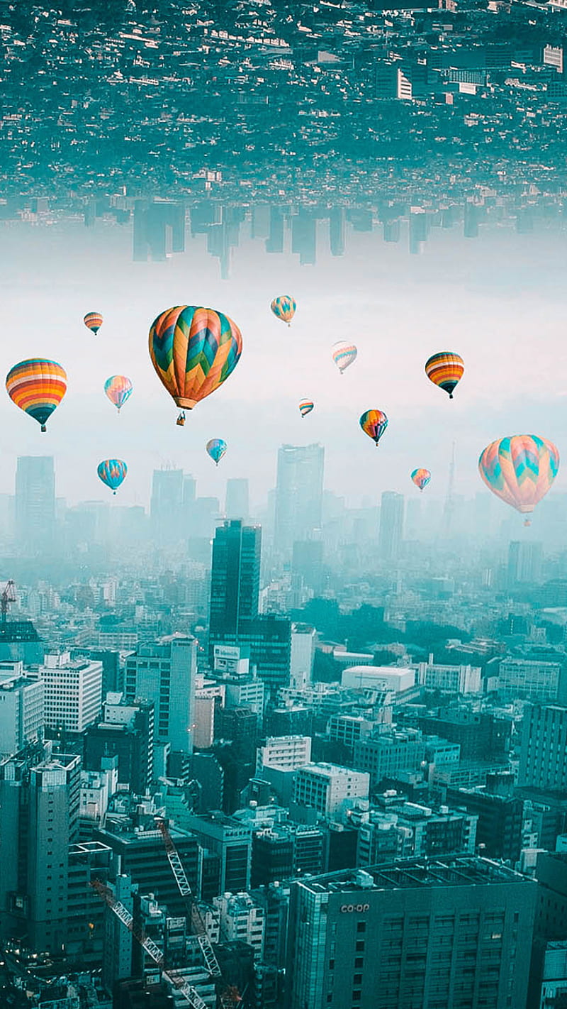 Air Baloons, ballon, balloons, holiwood, ramxmhr, sky, visual, HD phone wallpaper