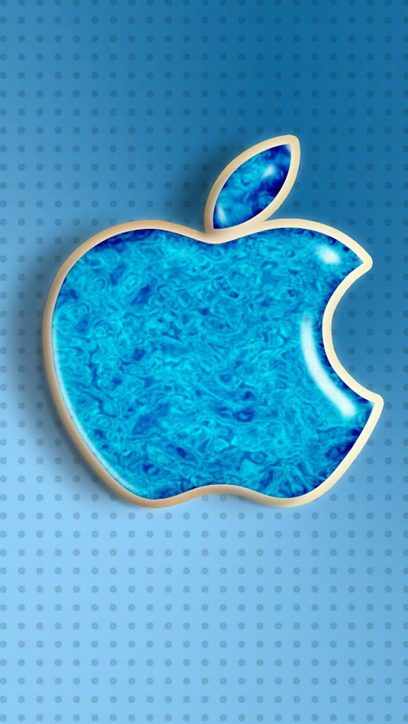 Apple Logo, blue, HD phone wallpaper | Peakpx