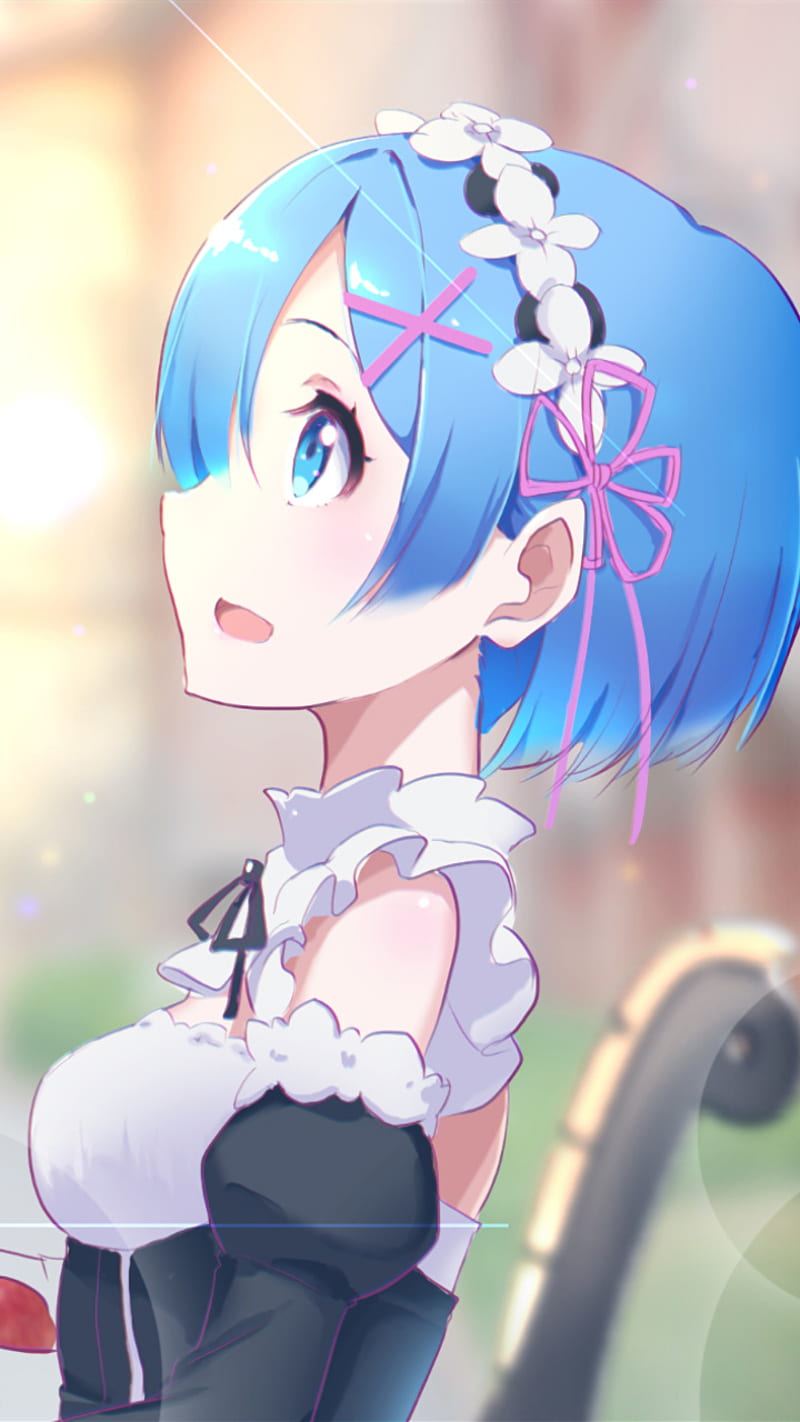 Re:Zero Rem Blue Desktop Wallpaper - Re:Zero Wallpaper in 4K