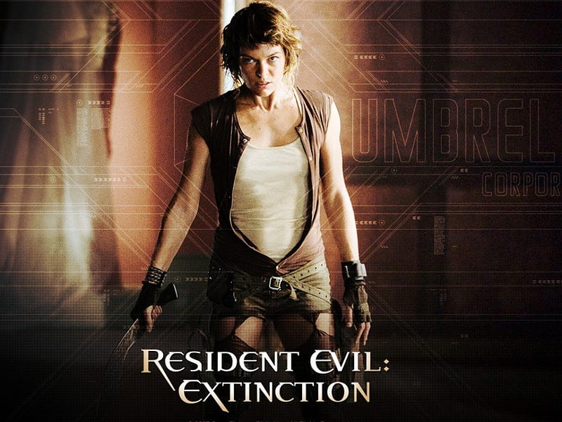 Milla Jovovich in Resident Evil Extinction, evil, extinction, milla, jovovich in resident, HD wallpaper