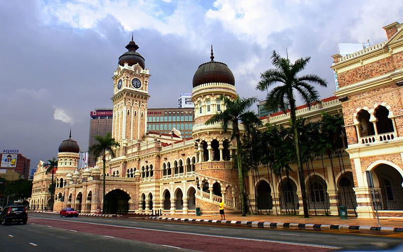 Kuala Lumpur, Malaysia, building, architecture, kuala lumpur, malaysia, cityscapes, HD wallpaper