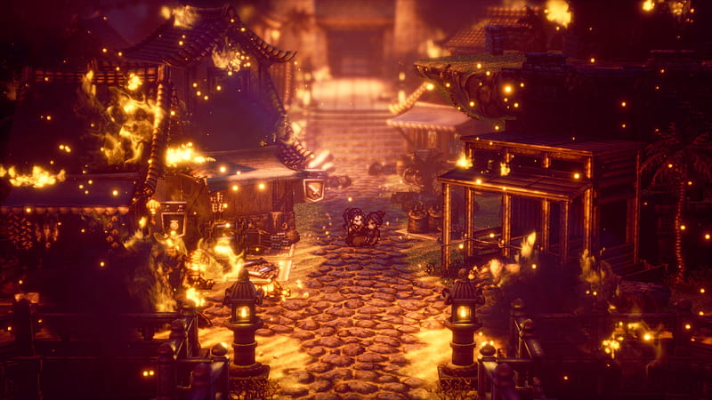 Download Latent Video Game Octopath Traveler Wallpaper