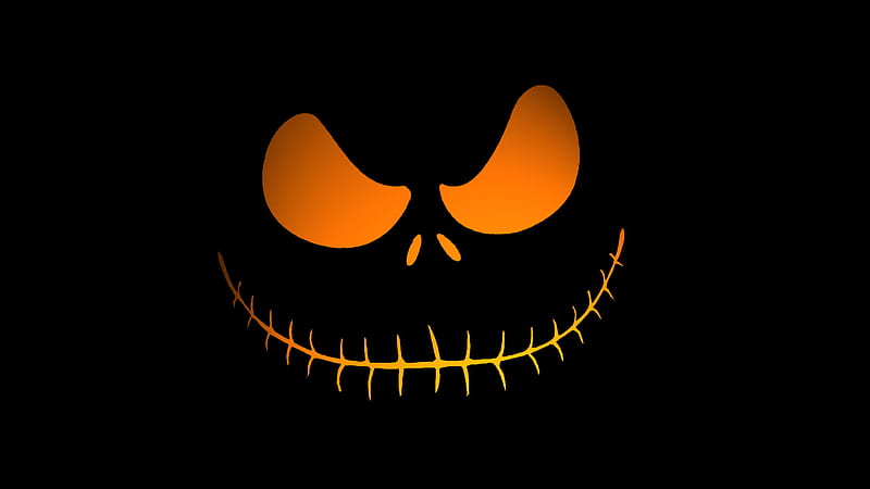 Jack Skellington Digital Halloween With Black Background Movies, HD wallpaper