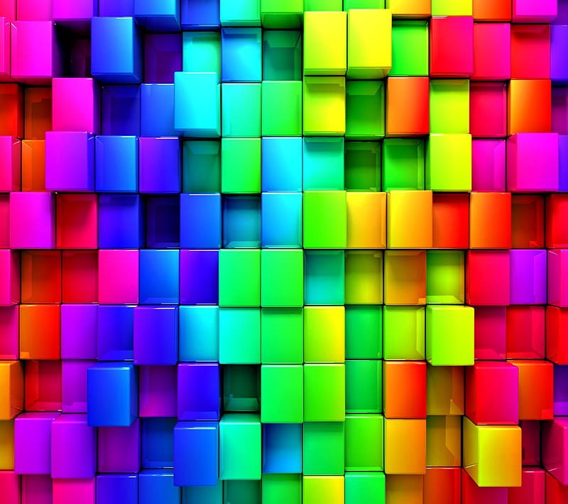 Color Cubes, color, cubes, HD wallpaper | Peakpx