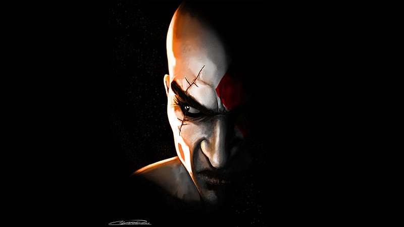 Kratos In God Of War Game, kratos, god-of-war-4, god-of-war, games, ps-games, HD wallpaper