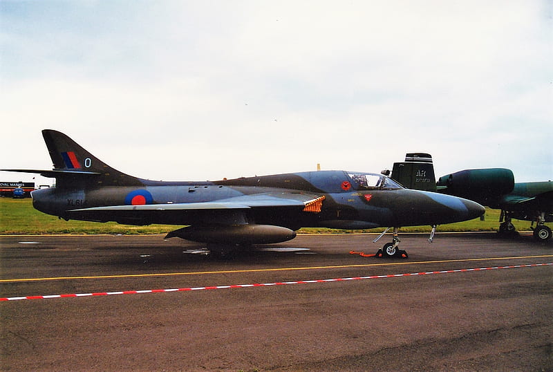 Hawker Hunter - Prestwick Air Show - Scotland (1989), Hawker Hunter, Air Shows, Jets, Jet, RAF, Scotland, HD wallpaper