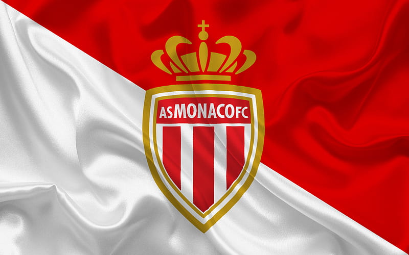 AS Monaco FC, France, Football club, Monaco emblem, logo, Ligue 1, football, HD wallpaper