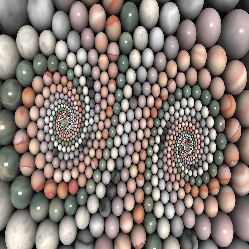 spiral circle stones, bonito, cute, look, nice, HD phone wallpaper