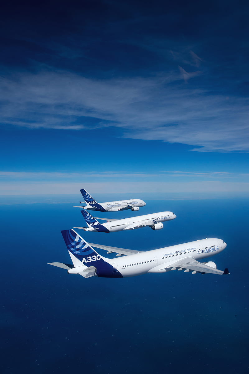 Airbus Formation Air, aviation, nek, HD phone wallpaper