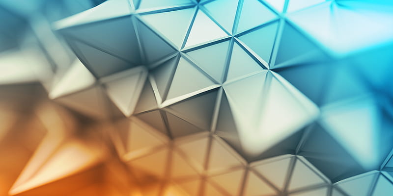 low poly shapes, triangles, blurry, 3D, HD wallpaper