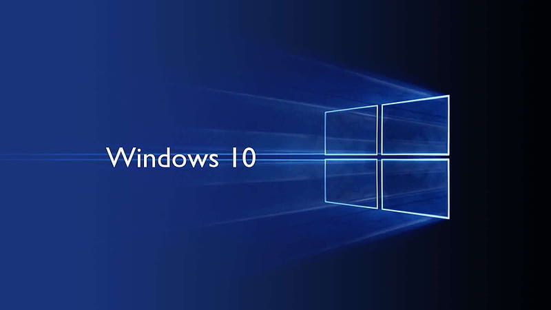 Windows 10 Logo Blue Shades Background Windows 10, HD wallpaper | Peakpx