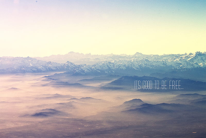 Be ..., mountain, text, quote, dom, sky, HD wallpaper