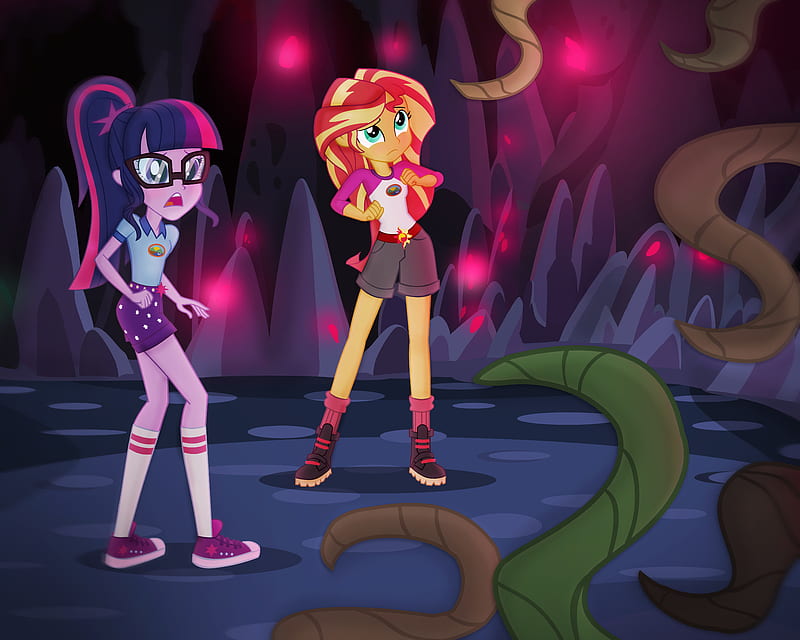 My Little Pony, My Little Pony: Equestria Girls - Legend of Ever, Sci-Twi (My Little Pony) , Sunset Shimmer, HD wallpaper