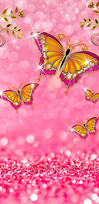 Glitter Flutter Butterfly Wallpaper, 32.81 feet long X 20.5 inchs